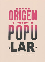 "ORIGEN POPULAR - pink", 2023